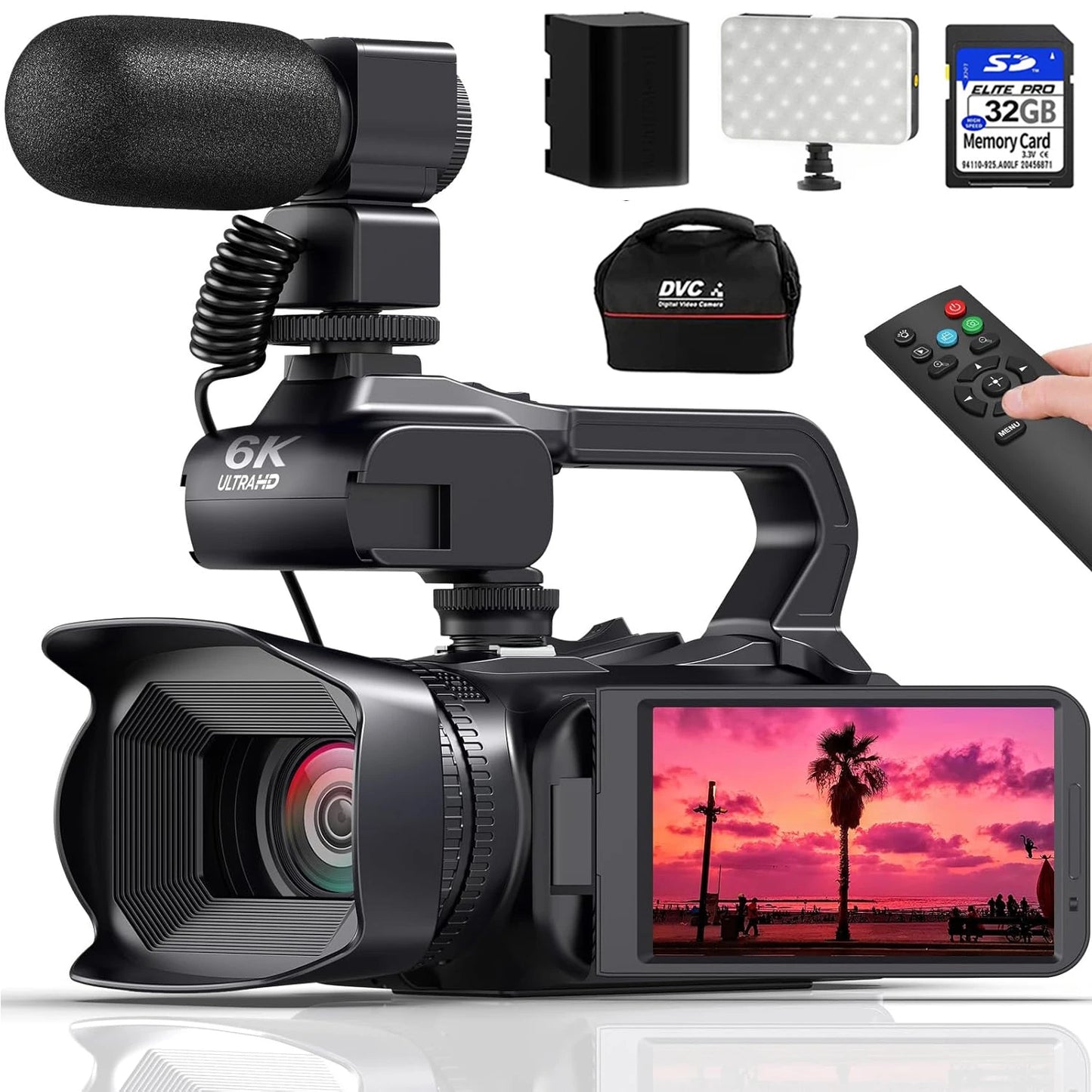 KOMERY YouTube Camcorder 6K Ultra HD Camera